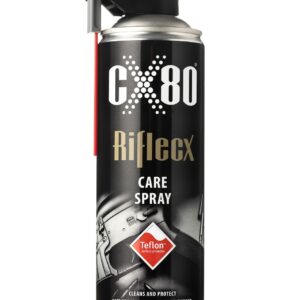 Po všetkých "všeliekových" čističoch, ktoré sľubujú čistenie aj ochranu naraz, je čas na špecializovaný produkt, ktorý skutočne funguje. RifleCX CX80 CARE SPRAY s originálnym Teflonom® od DuPont bol vyvinutý na profesionálnu ochranu zbraní po čistení. Chráni vývrt, kovové aj plastové časti pred koróziou, zamŕzaním, poškriabaním a chemickými vplyvmi. Zanecháva ultratenkú, suchú ochrannú vrstvu, ktorá nezachytáva špinu a odpudzuje vlhkosť. Výhody, ktoré zaručene oceníte: ✅ Originálny DuPont Teflon® – žiadna čínska náhrada. ✅ Ochrana proti korózii, zamŕzaniu, UV žiareniu a chemikáliám. ✅ Vhodný na kov aj plast – nezanecháva škvrny, nelepí sa. ✅ Znižuje trenie a opotrebenie mechanizmov. ✅ Zbraň ostáva lesklá, funkčná a pripravená na použitie alebo uskladnenie.