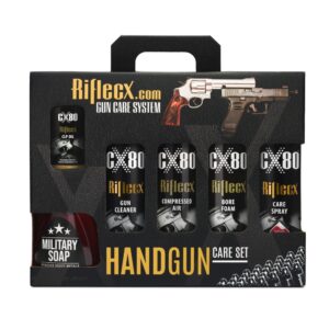 RifleCX SET ČISTENIA PRE krátke zbrane (PIŠTOĽ A REVOLVER)