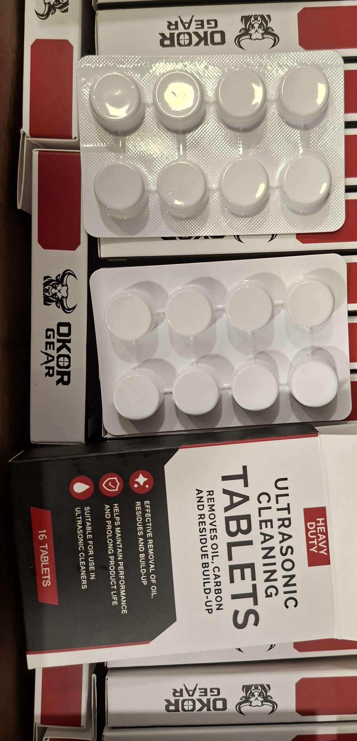 OKOR čistiace tablety pre ultrazvukové čistenie TLMIČOV, IDEÁLNE NA HLINÍK! – Obrázok 2