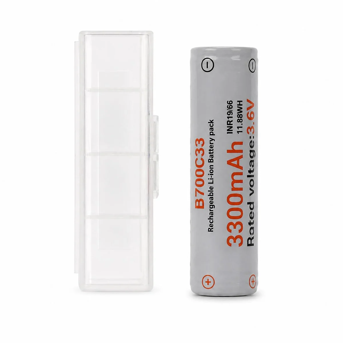 RIX 18650 3300 mAh (B700C33) batéria s plastovým puzdrom
