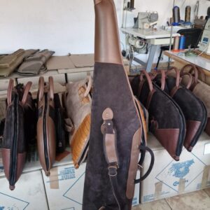 Kožené puzdro na poľovnícku zbraň – dvojfarebná hnedá | Cedar Ridge Collection