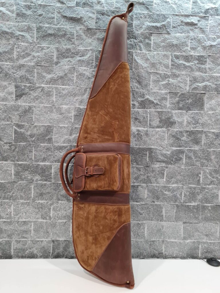 Kožené puzdro na poľovnícku zbraň – pekanovohnedá | Highland Hide Series