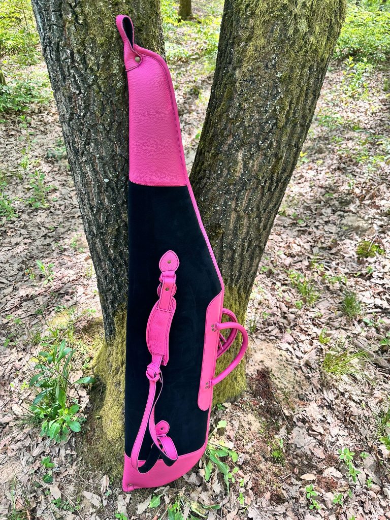 Kožené puzdro na poľovnícku zbraň – ružová Pursuit | Whitetail Woods