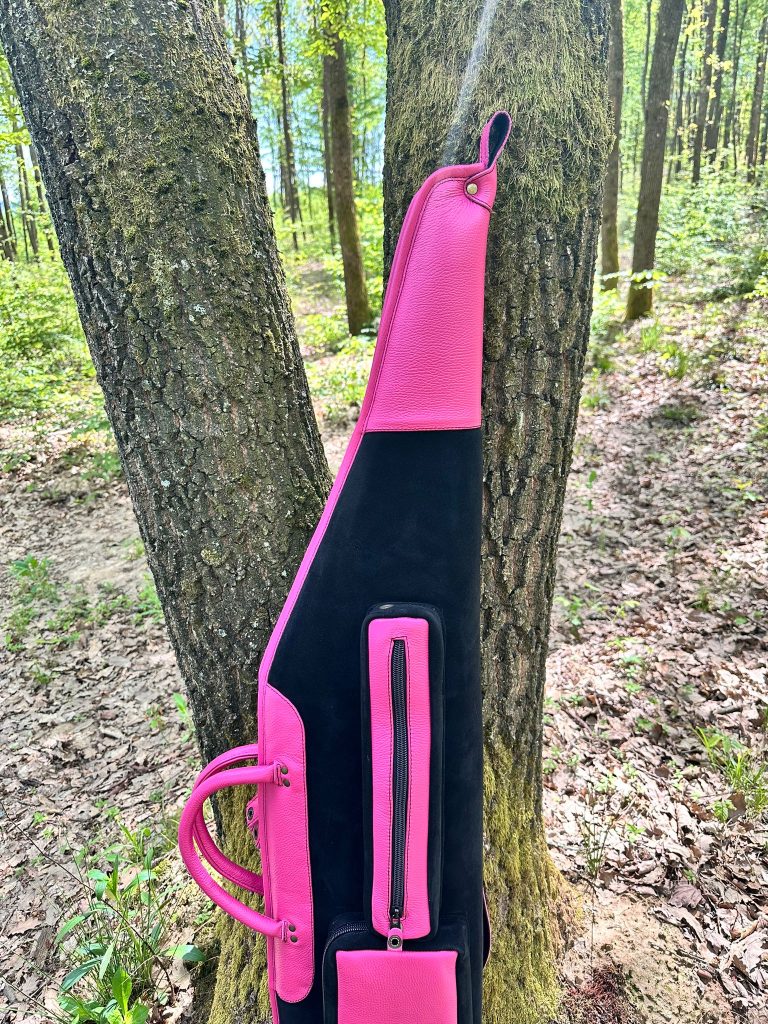 Kožené puzdro na poľovnícku zbraň – ružová Pursuit | Whitetail Woods
