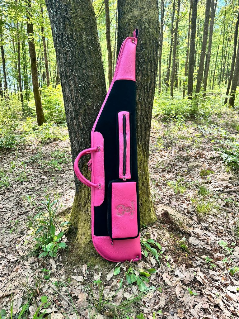 Kožené puzdro na poľovnícku zbraň – ružová Pursuit | Whitetail Woods