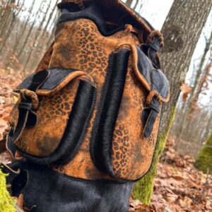 IL Cavallo & Jaguar Kožený set na poľovnícku zbraň – batoh CLS & puzdro BLS | Savanna Noir