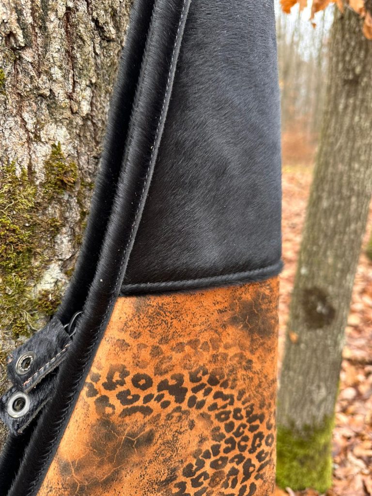 IL Cavallo & Jaguar Kožený set na poľovnícku zbraň – batoh CLS & puzdro BLS | Savanna Noir – Obrázok 11