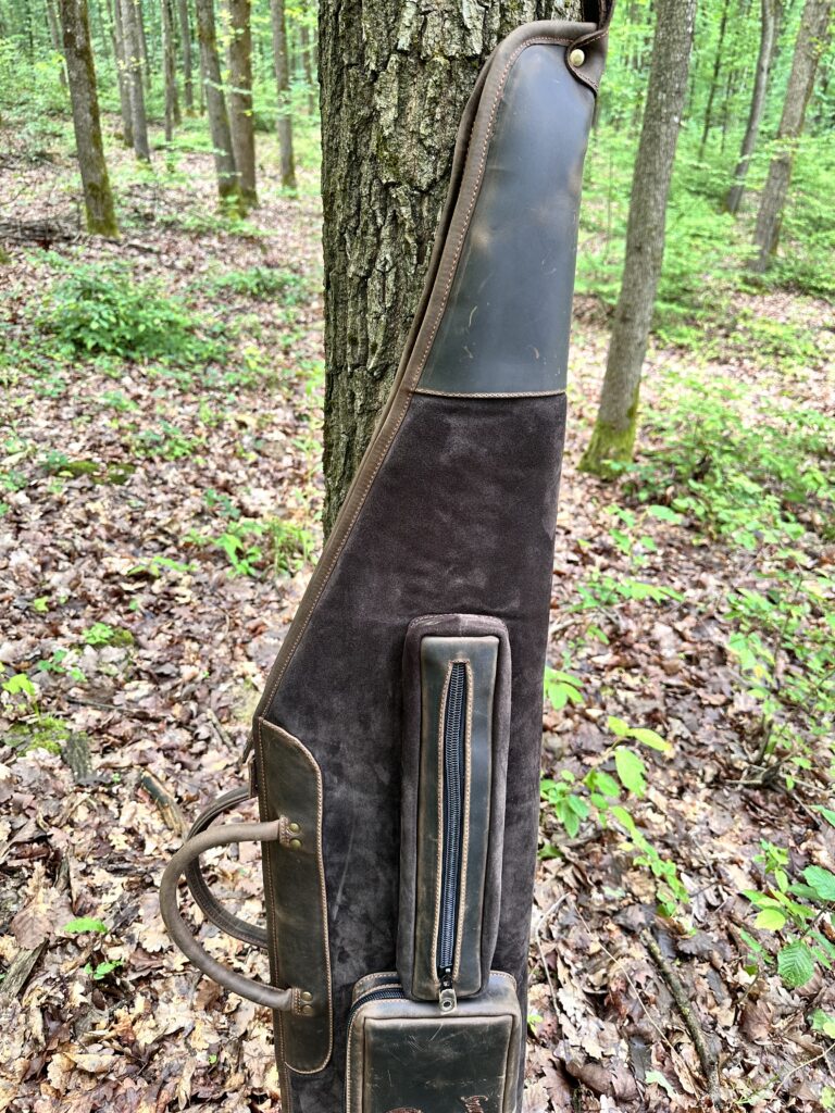 Kožené puzdro na poľovnícku zbraň – hnedá Crazy Horse | Whitetail Woods