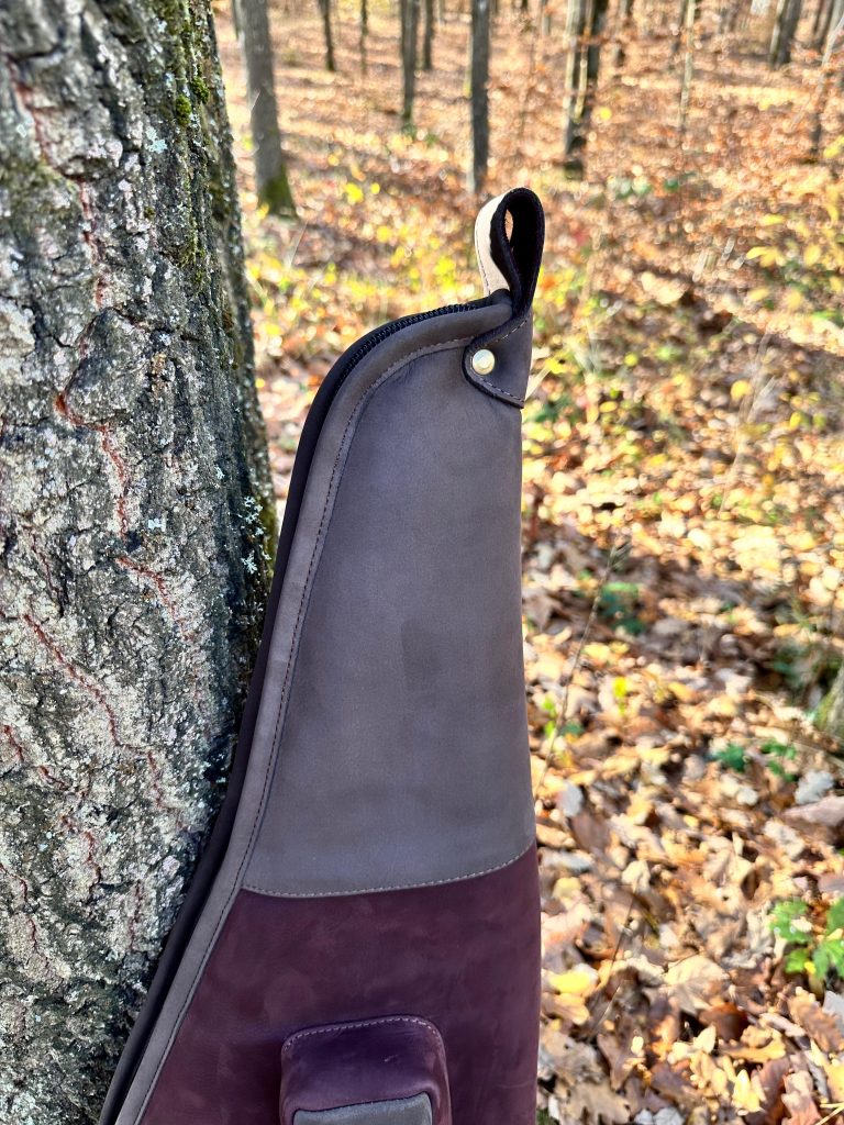 Kožené puzdro na poľovnícku zbraň – hnedá Gamehide | Timber Grove