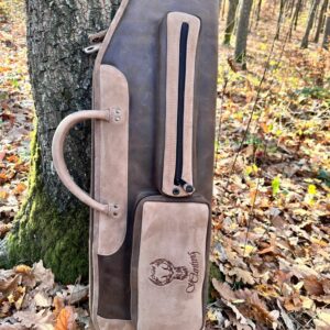 Kožené puzdro na poľovnícku zbraň – savanová hnedá | Timber Grove
