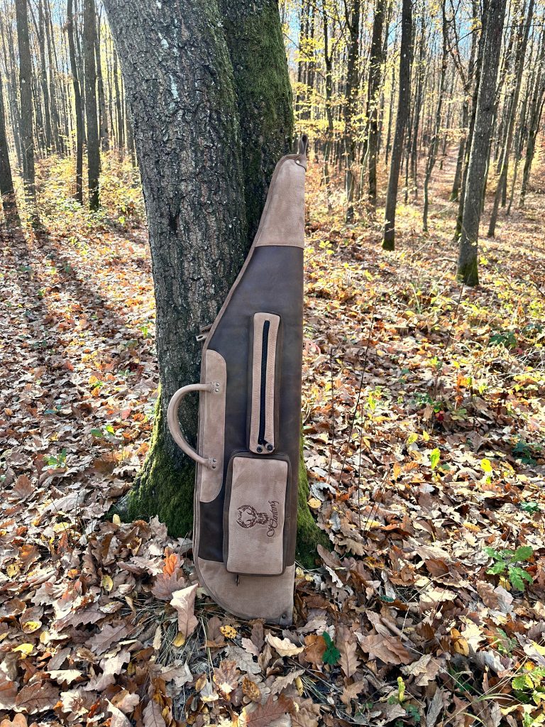 Kožené puzdro na poľovnícku zbraň – savanová hnedá | Timber Grove