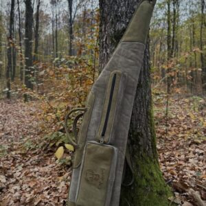Kožené puzdro na poľovnícku zbraň – dvojfarebná olivovozelená | Whitetail Woods
