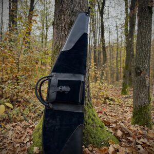 Kožené puzdro na poľovnícku zbraň – uhľovo čierna | Whitetail Woods