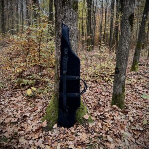 Kožený set na poľovnícku zbraň – farba čierna – batoh a puzdro | Whitetail Woods