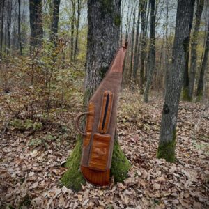 Kožený set na poľovnícku zbraň – farba škoricovohnedá – batoh a puzdro | Whitetail Woods