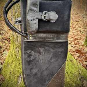 Kožené puzdro na poľovnícku zbraň – tieňovo čierna | Whitetail Woods
