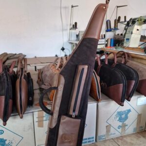 Kožené puzdro na poľovnícku zbraň – dvojfarebná hnedá | Cedar Ridge Collection