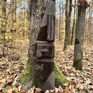 Kožené puzdro na poľovnícku zbraň – prašná hnedá | Timber Grove
