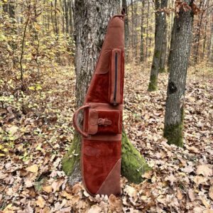Kožené puzdro na poľovnícku zbraň – ohnisková hnedá | Timber Grove