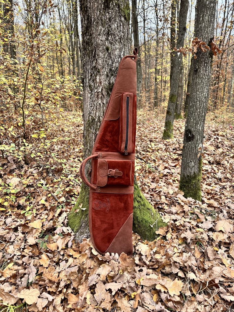 Kožené puzdro na poľovnícku zbraň – ohnisková hnedá | Timber Grove