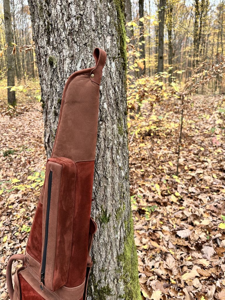 Kožené puzdro na poľovnícku zbraň – ohnisková hnedá | Timber Grove