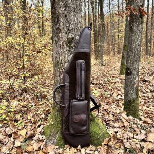 Kožené puzdro na poľovnícku zbraň – kojotová hnedá | Timber Grove