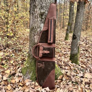Kožené puzdro na poľovnícku zbraň – ílovohnedá | Timber Grove