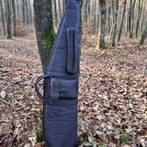 Kožený set na poľovnícku zbraň – farba poľovnícka hnedá – batoh a puzdro | Timber Grove
