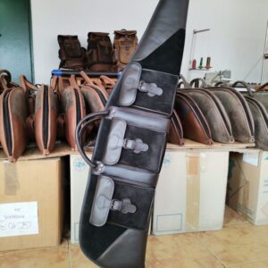 Kožené puzdro na poľovnícku zbraň – polnočná čierna | Cedar Ridge Collection