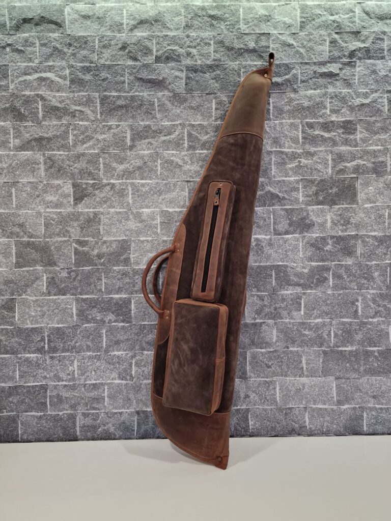 Kožené puzdro na poľovnícku zbraň – lieskovohnedá | Highland Hide Series