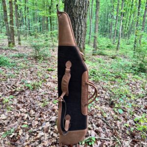 Kožené puzdro na poľovnícku zbraň – dvojfarebná sivohnedá | Whitetail Woods